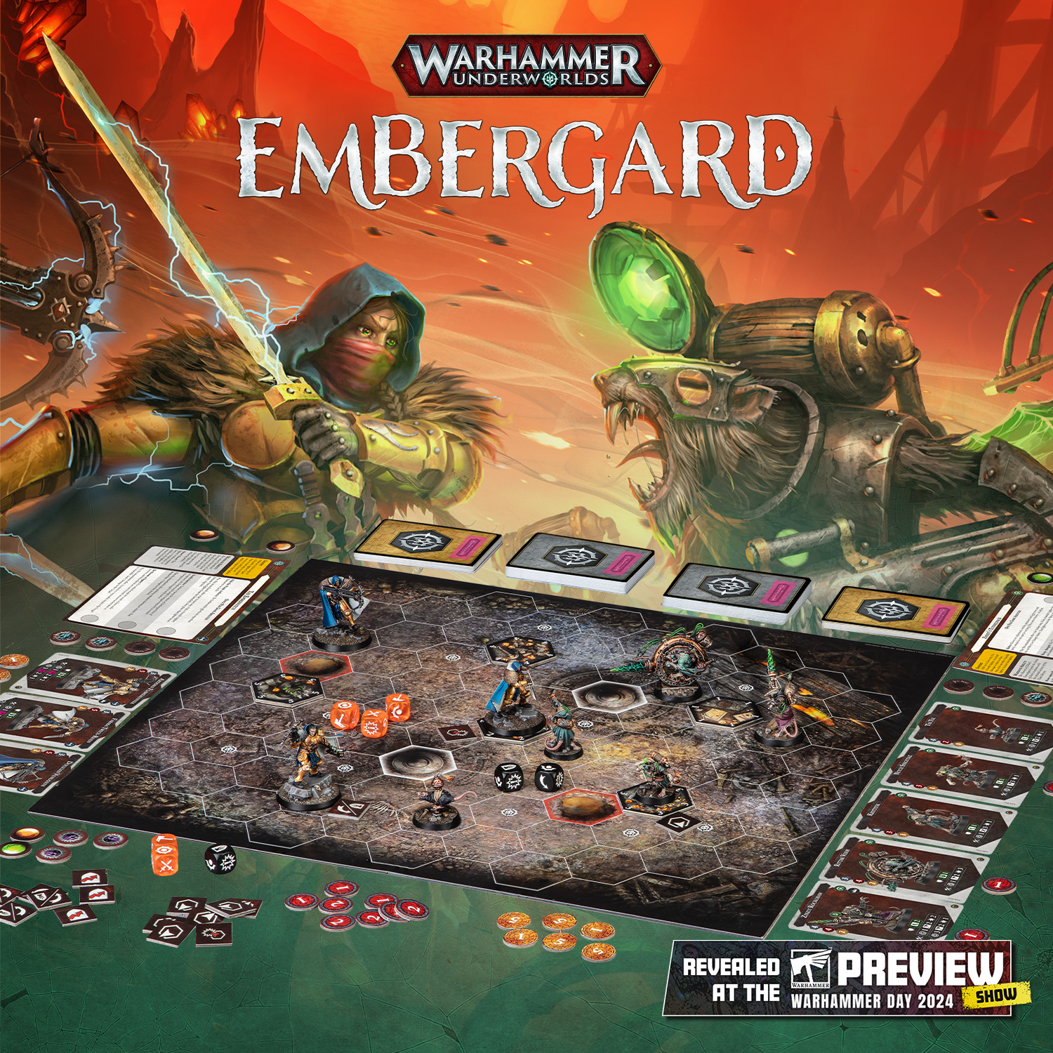 Utforska Warhammer Underworlds: Embers of the Embergard Realm